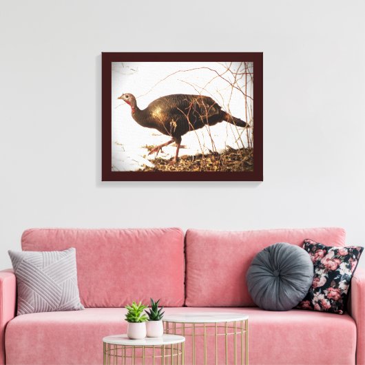 Wilde Türkei Leinwanddruck (Insitu (Wohnzimmer))