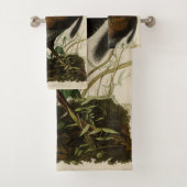 Wilde Türkei (männlich) von Audubons Vögeln Amerik Badhandtuch Set (Insitu)