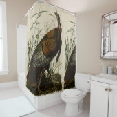 Wilde Türkei (männlich) von Audubons Vögeln Amerik Duschvorhang (Beispiel)