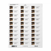 Wilde Türkei-Rücksendeadresse (Vorne)