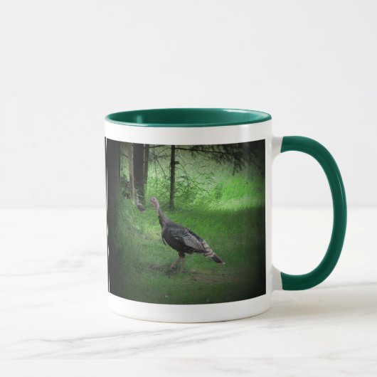 Wilde Türkei und Kaffee Tasse (Rechts)