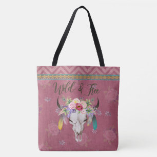 Wilde u. freie Boho Taschen-Tasche (verblaßte Tasche