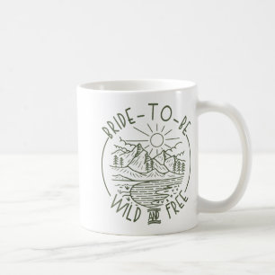 Wilde und freie Braut, die noch zu haben ist, Camp Kaffeetasse
