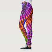 Wilde und freie gefärbte Krawatte Hippie Leggings (Links)