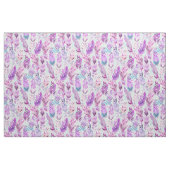 WILDE und FREIE Lavendel-Aqua-Federn Stoff (Yard (91,4 cm))