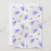 "Wilde und freie Pfeile" Party Einladung der Gesch (Rückseite)