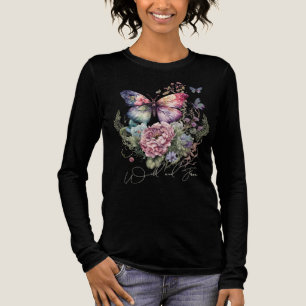 Wilde und gratis Schmetterlingsflora wild lebende  Tri-Blend Shirt
