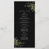 Wilde und grüne Hochzeiten Programm (Rückseite)