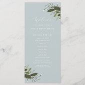 Wilde und grüne Hochzeiten Programm (Vorderseite)