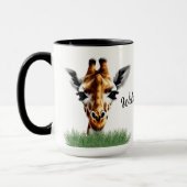 Wilde und kostenlose Giraffe Tasse (Links)