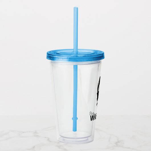 Wilde und kostenlose Scheidung Single Woman Party Acryltrinkbecher (Rechts)