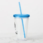 Wilde und kostenlose Scheidung Single Woman Party Acryltrinkbecher (Links)