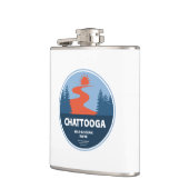 Wilde und Landschaftliche Chattooga Flachmann (Links)