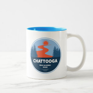 Wilde und Landschaftliche Chattooga Zweifarbige Tasse
