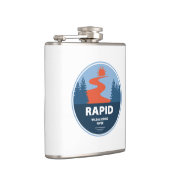 Wilde und Landschaftliche Flüsse Idaho Flachmann (Rechts)