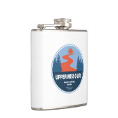 Wilde und Landschaftliche Flüsse im oberen Missour Flachmann (Rechts)