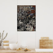 Wilde und schüchterne und monströse Kreaturen Poster (Küche)