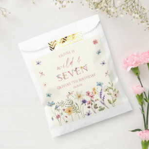 Wilde und Seven Wildflower 7. Geburtstagsfeier Geschenktütchen