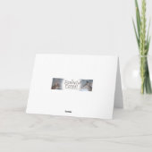 Wilde und süße Tiere Urlaub Karte (Rückseite)