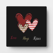 Wilde Valentinplakette Fotoplatte (Vorderseite)