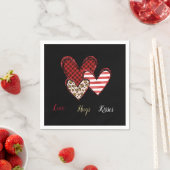 Wilde Valentinstag Servietten (Beispiel)