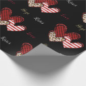 Wilde Valentinstag-Verpackungspapier Geschenkpapier (Ecke)