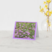 Wilde Verbene BlumenNotecard Karte (Gelbe Blume)