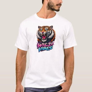 Wilde Vibes Neon Tiger T-Shirt