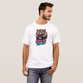 Wilde Vibes Neon Tiger T-Shirt (Vorne ganz)