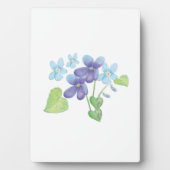 Wilde Violet-Blume - Illustration Fotoplatte (Vorderseite)