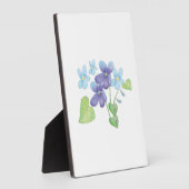 Wilde Violet-Blume - Illustration Fotoplatte (Seite)