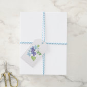 Wilde Violet-Blume - Illustration Geschenkanhänger (Mit Garn)