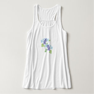 Wilde Violet-Blume - Illustration Tank Top