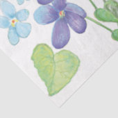 Wilde Violet-Blume Seidenpapier (Ausschnitt)