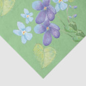 Wilde Violet-Blume Seidenpapier (Detail)