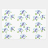 Wilde Violet-Blume und Frühlingspapier Geschenkpapier Set (Vorderseite)