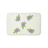 Wilde Violets Bath Mat Badematte (Vorderseite)