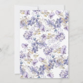 Wilde Violets Erste Heilige Kommune Einladung (Rückseite)