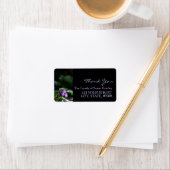 Wilde Violets Familie Danke, dass Sie das Label "A Adressaufkleber (Insitu)