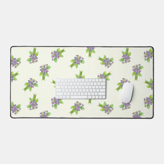 Wilde Violets Schreibtischunterlage (Tastatur & Maus)