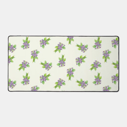 Wilde Violets Schreibtischunterlage (Vorderseite)