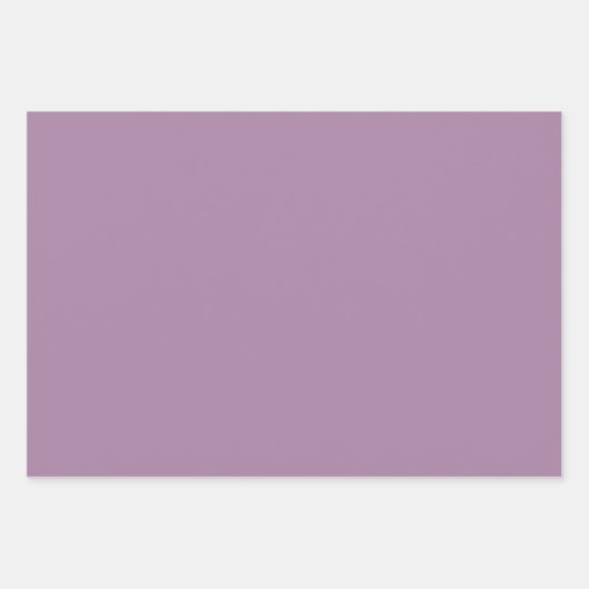 Wilde Violets Wasserfarben Handgemalt Geschenkpapier Set (Vorderseite 3)