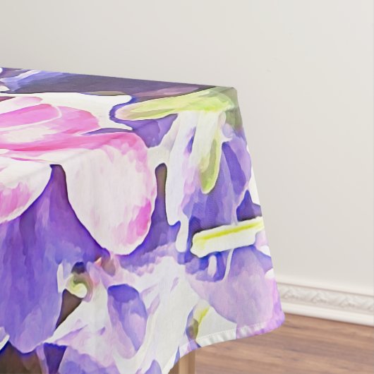 Wilde Violetten Tischdecke (Beispiel)