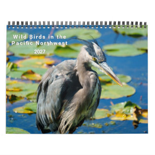 Wilde Vögel im Pazifischen Nordwesten 2027 Kalender