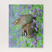 Wilde Wachteln Puzzle (Vertikal)