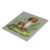 Wilde Wald-Pilze und Beeren Fliese (Seite)