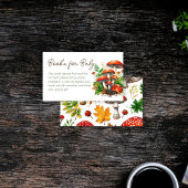 Wilde Waldpilze Babydusche Anfrage Begleitkarte