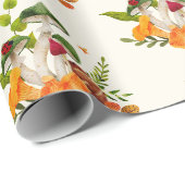 Wilde Waldpilzernte Geschenkpapier (Rolleneckpunkt)