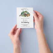 Wilde Waldtiere zum Geburtstag Flyer (Gruppe)