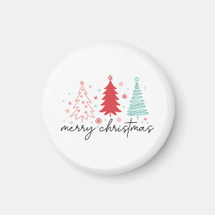 Wilde Weihnachtszeit-Blume Magnet